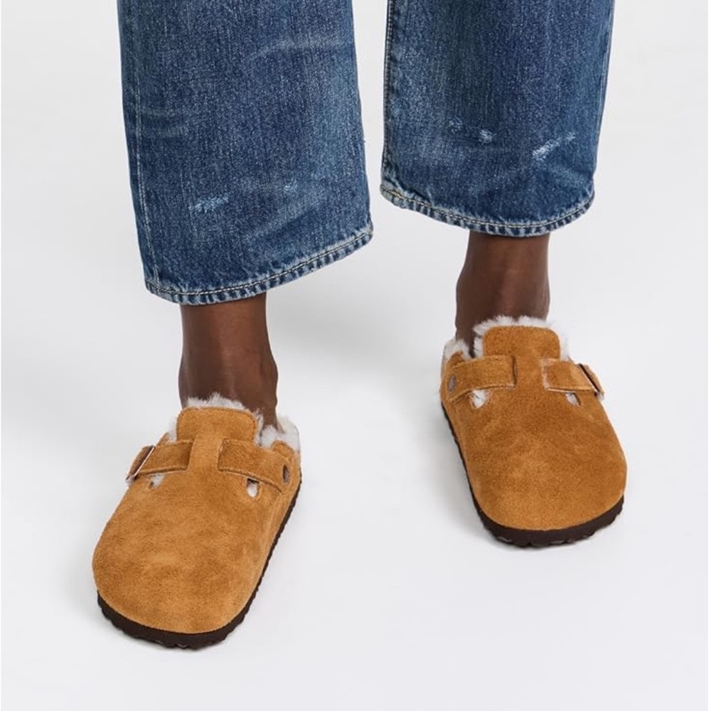 Birkenstock Boston Shearling Clogs. Size 38.